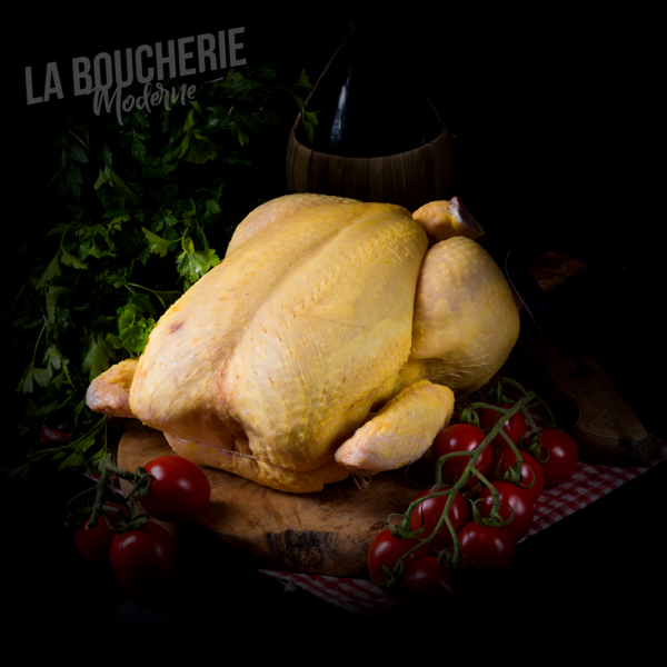 Poulet fermier Label Rouge (prix/kg :11,90€)