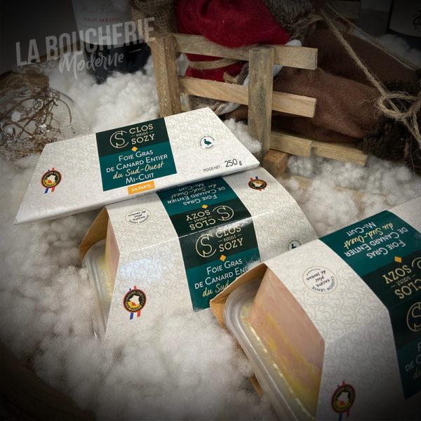 Foie Gras de Canard Entier Mi-Cuit Sud/Ouest 250 g