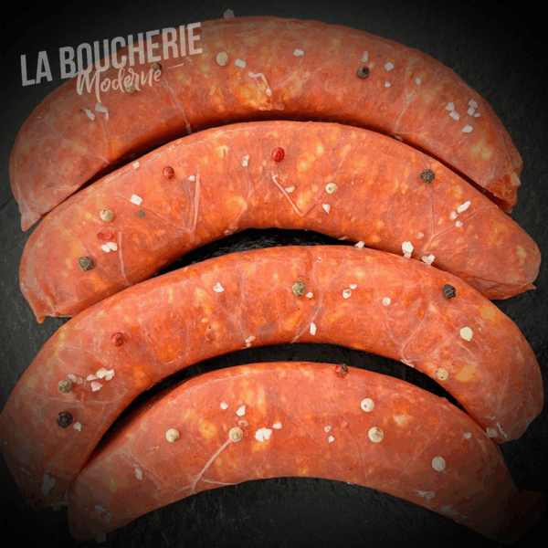 Saucisse Fraîche Aveyron "Piment Espelette IGP" 500 g